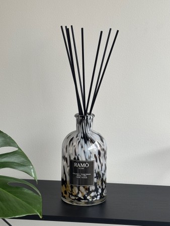 Duftpinner XL - Svartprint glassflaske